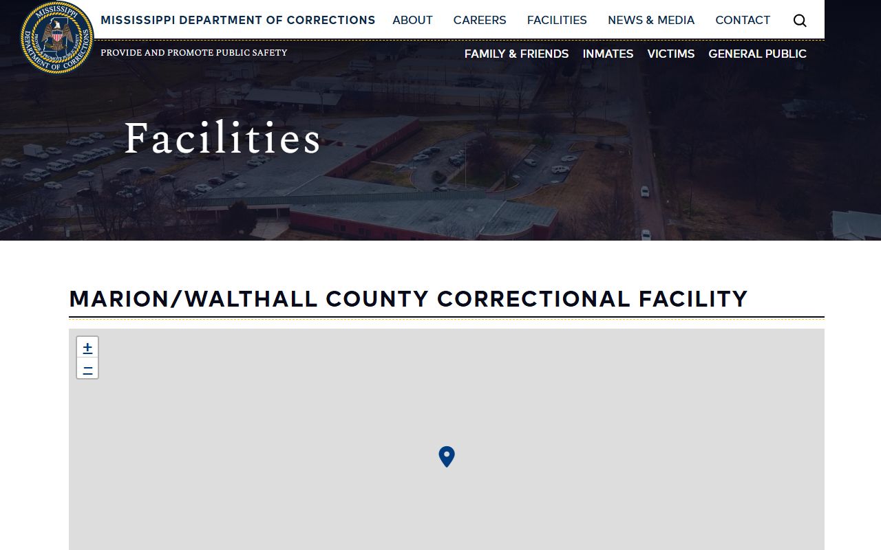 Marion/Walthall County Correctional Facility regional jail MDOC page